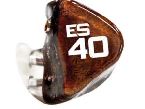 Westone Audio ES40 brown earphones, high-quality audiophile earphones with no audio cable.