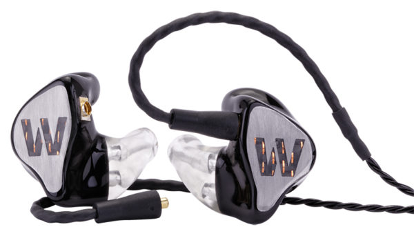 Dual Sonic Enchantment: A pair of Westone ES60 Earphones, elegantly displayed with a detached audio cable