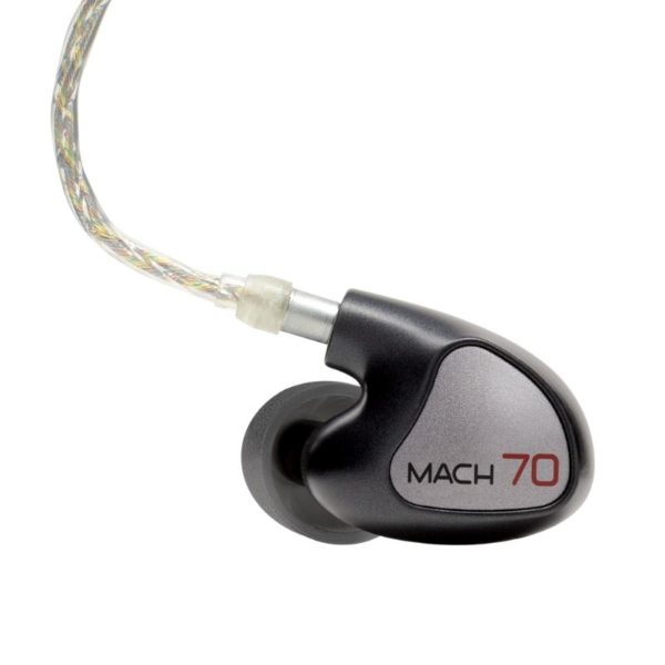 Westone Audio MACH70 high fidelity earphone with detachable braided audiophile-grade clear cord
